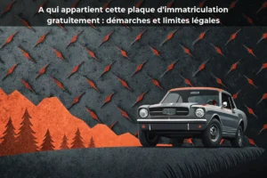 A qui appartient cette plaque d’immatriculation gratuitement : démarches et limites légales