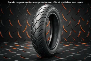 Bande de peur moto : comprendre son rôle et maîtriser son usure